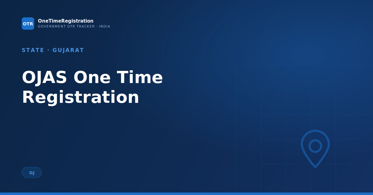 OJAS One Time Registration